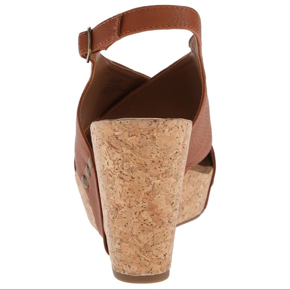 Lucky Brand Women’s Minari Cork Wedge Sandal - Picture 6 of 8